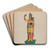 Cigar Store Indian by Violet Hartenstein Art Drink Coaster set