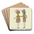 Hier ist der liebende Brutigam ' by John Elsas Art Drink Coaster set