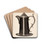 Pewter Flagon by Eugene Barrell Drink Coasters - set of 4