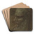 Study of a Mask by Alphonse Legros Art Drink Coaster set