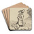 Jger by Hans Thoma Art Drink Coaster set