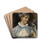 Au Bar by Albert Edelfelt Drink Coasters - set of 4