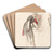 Staande vrouw voor een spiegel by Jan Veth Art Drink Coaster set