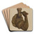 Gold Beater's Sign by Elmer G. Anderson Art Drink Coaster set