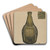 Decanter by John Tarantino Art Drink Coaster set
