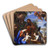 The Rest on The Flight into Egypt by Giuseppe Bartolomeo Chiari Art Drink Coaster set The Rest on The Flight into Egypt by Giuseppe Bartolomeo Chiari Art Drink Coaster set