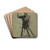 Cavalry Soldier Loading a Rifle by Winslow Homer Drink Coasters - set of 4 Cavalry Soldier Loading a Rifle by Winslow Homer Drink Coasters - set of 4
