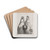 The gossiping wives by Carl Bloch Drink Coasters - set of 4