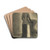 Nurse with a Child's Carriage by Georges Seurat Drink Coasters - set of 4