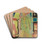 Begegnung by Ernst Ludwig Kirchner Drink Coasters - set of 4