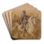 General Poniatowski by Juliusz Kossak Art Drink Coaster set General Poniatowski by Juliusz Kossak Art Drink Coaster set