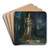 La Fiance De La Nuit by Gustave Moreau Art Drink Coaster set