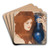 A woman with a vase by Teodor Axentowicz Art Drink Coaster set