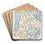 Zittende naakte figuur naast een vaas met bloemen by Reijer Stolk Art Drink Coaster set