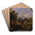 Morning by Jasper Francis Cropsey Art Drink Coaster set