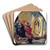 The Eternal Father Painting the Virgin of Guadalupe by Joaqun Villegas Art Drink Coaster set