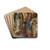 Virgen De Guadalupe Con Juan Diego by Mexican School Drink Coasters - set of 4