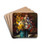 Fleurs Divers by Adolphe Monticelli Drink Coasters - set of 4 Fleurs Divers by Adolphe Monticelli Drink Coasters - set of 4