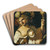 Omphale by Angelo Caroselli Art Drink Coaster set