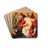 The Holy Trinity by Flemish School Drink Coasters - set of 4 The Holy Trinity by Flemish School Drink Coasters - set of 4