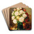 Rosen in Vase by Ferdinand Wagner Jnr. Art Drink Coaster set