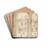 The Courtyard of the Doges' Palace by Giacomo Guardi Drink Coasters - set of 4