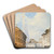 Street In Bologna by William Callow Art Drink Coaster set