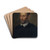 Portret van Godefridus Wendelinus by Thomas Willeboirts Bosschaert Drink Coasters - set of 4 Portret van Godefridus Wendelinus by Thomas Willeboirts Bosschaert Drink Coasters - set of 4