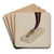 Ruby Vase by Edward White Art Drink Coaster set