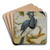 A Hornbill And Another Bird On A Branch by Circle of Aert Schouman Art Drink Coaster set A Hornbill And Another Bird On A Branch by Circle of Aert Schouman Art Drink Coaster set