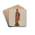Cigar Store Indian by Einar Heiberg Drink Coasters - set of 4