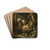 The Hermit by Gerrit Dou Drink Coasters - set of 4 The Hermit by Gerrit Dou Drink Coasters - set of 4