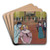 ball scene by Marianne von Werefkin Art Drink Coaster set ball scene by Marianne von Werefkin Art Drink Coaster set