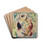 COMPOSITION by Albert Gleizes Drink Coasters - set of 4 COMPOSITION by Albert Gleizes Drink Coasters - set of 4