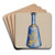 Bottle by Charles Moss Art Drink Coaster set Bottle by Charles Moss Art Drink Coaster set