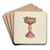 Baptismal Font and Stand by Hal Blakeley Art Drink Coaster set Baptismal Font and Stand by Hal Blakeley Art Drink Coaster set