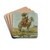 Mexikaner zu Pferd by Franz Josef Georg Illem Drink Coasters - set of 4