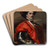 The proud cavalier by Cesare Auguste Detti Art Drink Coaster set The proud cavalier by Cesare Auguste Detti Art Drink Coaster set