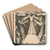 Christus met gespreide armen in een heuvellandschap by Lodewijk Schelfhout Art Drink Coaster set Christus met gespreide armen in een heuvellandschap by Lodewijk Schelfhout Art Drink Coaster set