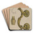 Door Knocker by Jack Staloff Art Drink Coaster set