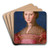 Eleonora Of Toledo by Agnolo Bronzino Art Drink Coaster set