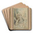 Sankt Georg by Gustave Moreau Art Drink Coaster set