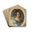 Portrait of a lady by Jean-Baptiste Isabey Drink Coasters - set of 4