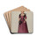 Doll - Leta by Eugene Croe Drink Coasters - set of 4