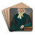 Portrait of Z. Dluhovitsov, ne Melk by Peter Michal Boh Art Drink Coaster set Portrait of Z. Dluhovitsov, ne Melk by Peter Michal Boh Art Drink Coaster set