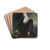 Portrait of Countess Marie von Coudenhove-Kalergi by Hans Makart Drink Coasters - set of 4