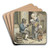Boerenpraatje by Christina Chalon Art Drink Coaster set