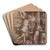 The Annunciation by Francesco Curia Art Drink Coaster set