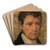 Franz Xaver Amerling (Vater des Knstlers) by Friedrich von Amerling Art Drink Coaster set