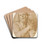 Christ with the Cross by Joachim Wtewael Drink Coasters - set of 4